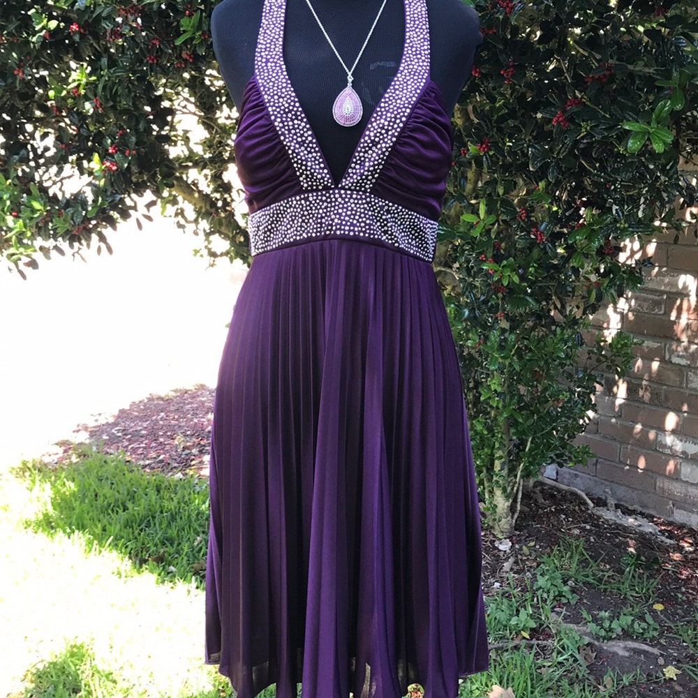 BATSY & ADAM PLUNGING V - NECK DRESS